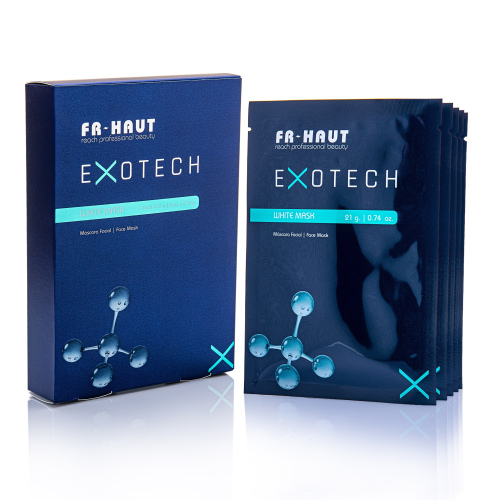 FRP1277 EXOTECH WHITE MASK/ Белая маска. Одноразовая маска в формате вуали с тройным действием